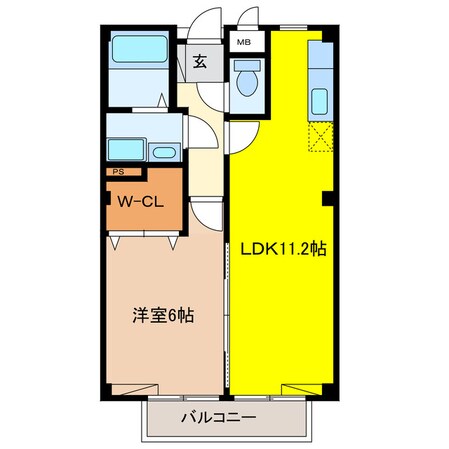 アヴニール川瀬の物件間取画像